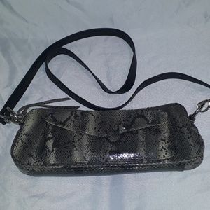 Latico Snake Skin Pattern Genuine Leather Handbag